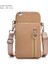 Delik Stili ile Haki Kadın Moda Omuz Çantası Oxford Su Geçirmez Çanta Bilek Kılıfı Cüzdan Spor Müzik Cep Telefonu Çantası Kızlar Için Crossbody Çanta (Yurt Dışından) 1