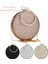 Gül Altın Rengi Stili Kadın Düğün Akşam Debriyaj Yuvarlak Çanta Çantalar Çanta Crossbody Parti Omuz Çantaları Debriyaj Gül Altın Gillter Çanta (Yurt Dışından) 2
