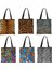 SSTDWENLU04CW Stili 34CMX34CM Kaplan Leopar Timsah Zebra Çizgili Baskı Omuz Çantaları Kadın Moda Çanta Seyahat Tote Çanta Bayanlar Yeniden Kullanılabilir Alışveriş Çantası (Yurt Dışından) 5