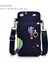 Balon Mavi Delik Stili Kadın Moda Omuz Çantası Oxford Su Geçirmez Çanta Bilek Kılıfı Cüzdan Spor Müzik Cep Telefonu Çantası Kızlar Için Crossbody Çanta (Yurt Dışından) 1