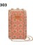 No.18 Stili Yeni Kadın Cüzdan Çile Cep Telefonu Çantası Crossbody Omuzdan Askili Çanta Fermuarlı Debriyaj Bayan Bozuk Para Cüzdanı Çoklu Kart Tutucu Kadın Çanta (Yurt Dışından) 1