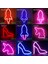 No.4 Stili Ben Neon LED Işıklar Burcu Gezegen Flaş Yıldırım Ay Neon Işık Aşk Bulut Neon Tabelalar Odası Ev Dekor Parti Lambası Duvar Işıkları (Yurt Dışından) 1