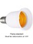 Rnntuu LED Lamba Adaptörü E14 To E27 Lamba Tutucu Dönüştürücü Soket Ampul Lamba Tabanı Tutucu Adaptör Fişi LED Işık Kullanımı (Yurt Dışından) 3