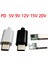 Siyah Stil 5V 5A Pdqc Tuzak Kurulu Hızlı Şarj 5V 9V 12V 15V 20V Modülü Pd Dc Tetik Kablosu USB Tip-C Erkek Fiş Qc4 Şarj Konektörü (Yurt Dışından) 3