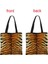 SSTDWENLU10CW Tarzı 34CMX34CM Kaplan Leopar Timsah Zebra Çizgili Baskı Omuz Çantaları Kadın Moda Çanta Seyahat Tote Çanta Bayanlar Yeniden Kullanılabilir Alışveriş Çantası (Yurt Dışından) 1