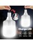 30W 200 W Taşınabilir Acil Durum Işıkları LED Lamba Şarj Edilebilir Işık Mobil Çadır Lambası Fener Kanca ile Kamp Bahçe Aydınlatması Için (Yurt Dışından) 2