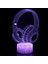 SS-2249 Tarzı SS-2249 LED Lamba Yaratıcı 3D Müzik Aletleri Kulaklık Ev Odası Dekor Masa Lambası Dokunmatik Uzaktan Kumanda Yatak Odası Dekoru Gece Lambası Hediye (Yurt Dışından) 1