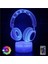 SS-2249 Tarzı SS-1710 LED Lamba Yaratıcı 3D Müzik Aletleri Kulaklık Ev Odası Dekor Masa Lambası Dokunmatik Uzaktan Kumanda Yatak Odası Dekoru Gece Lambası Hediye (Yurt Dışından) 3