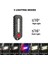 Mavi Mini LED El Feneri USB Şarj Edilebilir Bisiklet Işık Taşınabilir Cep El Feneri Anahtarlık Lambası Bisiklet Arka Lambası Flaş Uyarı Işığı (Yurt Dışından) 5