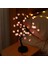 Turuncu Masa Üstü Bonsai Lambası Ağacı Lambası Dıy Yapay Işık Ağacı Işık Dokunmatik Anahtarı Pil USB Kumandalı LED Gece Lambası Yatak Odası Dekoru (Yurt Dışından) 2