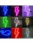 No.1 Stili B Neon LED Işıklar Burcu Gezegen Flaş Yıldırım Ay Neon Işık Aşk Bulut Neon Tabelalar Odası Ev Dekor Parti Lambası Duvar Işıkları (Yurt Dışından) 1