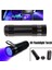 3 Saat Siyah Mini Uv Lamba Alüminyum Uv Ultra Violet 9 LED Mor El Feneri Torch Işık Lambası Para Muayene Için (Yurt Dışından) 3