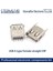 USB20 Tarzı 10 Adet-Grup USB 2.0 Arayüzü Konnektör Soketi Tip A Dişi 180 Derece Sıkma Dıp Düz Dikey Bükme Iğne Kaynak Teli Pcb Dıy (Yurt Dışından) 4