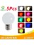 Sarı LED Ampul Lamba Bomlillas E27 3 W Renkli Lampada Ampul Rgb LED Işık Ac 220 V Smd El Feneri G45 Küre Ampuller Ev Dekor (Yurt Dışından) 3