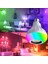 1 Bilgisayar LED Bluetooth Ses Ampul Lamba E27 Akıllı App Kontrolü Beyaz Işık Renkli Kablosuz Uzaktan Kumanda Dragon Ball Kabarcık Müzik Lambası (Yurt Dışından) 5