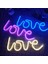 Kırmızı Aşk Neon Işık Burcu LED Mektup Gece Lambası Pil USB Powered Gece Lambası Noel Sevgililer Teklifi Düğün Dekor Için (Yurt Dışından) 3