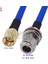 Tip1-1 Adet Tarzı 10CM RG402 Koaksiyel Kablo L16 N Sma Erkek Dişi Konnektör Sma N Sağ Açı Kıvrım Için RG402 Yüksek Frekans Mavi 50OHM RG141 (Yurt Dışından) 1