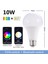 E27 Tuya Akıllı LED Ampul Işık 10 W Bluetooth Uyumlu Lamba E27 Rgbw LED Lamba Renk Değiştirme Lampada Rgb + Cct Dekor Ev Ac (Yurt Dışından) 3