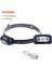 Siyah Mini Şarj Edilebilir Güçlü Sensör Far Balıkçılık Kamp USB Kafa El Feneri Cob LED Kafa Işıklı Fener Farlar Ön Fener (Yurt Dışından) 1