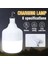 200W Taşınabilir Kamp Işıkları Acil Durum Ampul Yüksek Güç Çadır Aydınlatma Şarj Edilebilir LED Fener Kanca Kamp Balıkçılık Için Bahçe Lambası (Yurt Dışından) 3