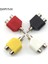 Kırmızı Stil 1 Erkek 2 Kadın Rca Y Splitter Av Ses Video Fişi Dönüştürücü Av Jack Rca Fiş Çift Adaptör (Yurt Dışından) 5