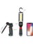 1 Parça Manyetik Çalışma Işığı 5 Mod Cob LED El Feneri Çift USB Arayüzü Tor Derece Döner Asılı Kanca Araba Tamiri Için (Yurt Dışından) 5