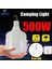 100W 500W Kamp Işık USB Şarj Edilebilir LED Işık Acil Durum Ampul Çadır Aydınlatma Kamp Ekipmanları Ampul Taşınabilir Fenerler (Yurt Dışından) 2