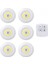 Beyaz Stil Rgb LED Gardırop Işık Cob 5 W Ayarlanabilir Uzaktan Kumanda Düğmesi Vitrin Lambası Merdiven Mutfak Banyo Dolap Gece Lambası (Yurt Dışından) 2