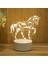 Ayı Çocuklar Gece Lambası 3D USB LED Işık Baykuş Masa Lambası Yatak Odası Dekorasyon Kalp Ayı Gece Lambası Çocuklar Için Gril Odası Deco Noel Hediyesi (Yurt Dışından) 5