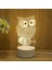 Ağaç Çocuklar Gece Lambası 3D USB LED Işık Baykuş Masa Lambası Yatak Odası Dekorasyon Kalp Ayı Gece Lambası Çocuklar Için Gril Odası Deco Noel Hediyesi (Yurt Dışından) 2