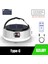 Tip-C Güneş USB Şarj Edilebilir LED Kamp Işık Taşınabilir Çadır Lambası Güç Bankası Güçlü Fener Uzaktan Kumanda Su Geçirmez Çalışma Işıkları (Yurt Dışından) 1