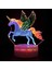 SSDC-1129 Stili Ssdc-72 3D Illusion Lamba Unicorn LED Rgb Renk Yanıp Sönen Dokunmatik Uzaktan Kumanda Zamanlama Gece Işıkları Odası Dekor Çocuklar Tatil Hediye Mevcut (Yurt Dışından) 1