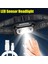 Siyah-A Taşınabilir Mini LED Far USB Şarj Edilebilir Vücut Hareket Sensörü Far Açık Kamp Balıkçı Işığı Güçlü Torch Kafa Lambası (Yurt Dışından) 3