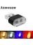 Rgb Aswesaw USB Işık LED USB Gece Lambası Modelleme Araba Ortam Işığı Neon Iç Işık Araba Takı (5 Çeşit Açık Renk) (Yurt Dışından) 5