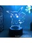 Mor Tarzı Fuşya Pokémon Pikachu Serisi Greninja USB Dokunmatik Renkli Uzaktan Kumanda LED Hediye Işık Anime Dekor Neon Tabelalar Odası Anime Dekor Için (Yurt Dışından) 3