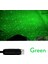 Yeşil USB Powered Mini LED Araba Çatı Yıldız Gece Işıkları Lazer Atmosfer Ortam Projektör Araç Iç Atmosfer Galaxy Lamba Dekor (Yurt Dışından) 1