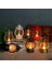 Gümüş LED Gece Lambası Mini Retro Gaz Lambası Ag3 Pil Noel Işıkları Kapalı Çocuk Hediye Cadılar Bayramı Partisi Ev Odası Masaüstü Dekorasyon (Yurt Dışından) 2