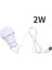 2W Açık USB Şarj Edilebilir Mobil LED Lamba Ampuller Acil Durum Işığı Taşınabilir Bağlantı Kamp Işıkları Ev Dekor Gece Lambası Sıcak Satış (Yurt Dışından) 1