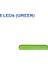 8led-Yeşil USB LED Gece Lambası Taşınabilir U Disk Lambaları 8led Renkli Mini Kitap Işığı 4W LED Masa Işıkları DC5V Adaptör Powered Okuma Işıkları (Yurt Dışından) 1