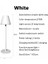 Beyaz Modern LED Cordlessmasa Lambası Şarj Edilebilir Pil Masa Lambası Dokunmatik Atmosfer Masa Lambası Kişilik Otel Cafe Restaurant Masa (Yurt Dışından) 1