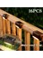 12PCS Tarzı Kahverengi Güneş Enerjili LED Işık Açık Bahçe Işıkları Su Geçirmez Dış Mekan Güneş Işıkları Merdiven Işık Bahçe Dekor Çit Güneş Lambası (Yurt Dışından) 3