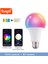 B22 Tuya Akıllı 10 W Rgb Işık Uzaktan Kumanda B22 E27 Lamba Ampulü LED Ampul Ağ Geçidi ile Çalışır Diy Renk Kısılabilir (Yurt Dışından) 3