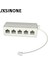 Jxsınone RJ11 Jack 5 Yollu Çıkışlı Telefon Telefon Modüler Hat Ayırıcı Fiş Adaptörü 6P4C (Yurt Dışından) 1