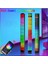 Turuncu Rgb Ses Kontrol Işıkları LED Pikap Işıkları Akıllı App Kontrolü Müzik Ritim Atmosfer Işığı Oyun Masaüstü Dekor Işık (Yurt Dışından) 2