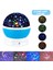 Mavi Galaxy Projektör Yıldızlı Gökyüzü Dönen LED Gece Lambası Planetarium Çocuk Yatak Odası Yıldız Gece Işıkları Ay Işığı Çocuklar Hediye Lamba (Yurt Dışından) 1
