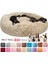 Gd-03-Parlak Pembe Stili 60CM Yeni Uzun Peluş Köpek Yatağı Büyük Köpekler Yatak Ev Pet Yuvarlak Yastık Yatak Sıcak Pet Aksesuarları Ev Yıkanabilir Köpek Yumuşak Çekyat (Yurt Dışından) 2