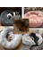 Gd-03-Parlak Pembe Stili 60CM Yeni Uzun Peluş Köpek Yatağı Büyük Köpekler Yatak Ev Pet Yuvarlak Yastık Yatak Sıcak Pet Aksesuarları Ev Yıkanabilir Köpek Yumuşak Çekyat (Yurt Dışından) 3
