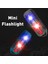 76-Mavi Mini LED El Feneri USB Şarj Edilebilir Bisiklet Işık Taşınabilir Cep El Feneri Anahtarlık Lambası Bisiklet Arka Lambası Flaş Uyarı Işığı (Yurt Dışından) 2