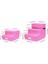 Pembe Tarzı 3 Adım 35X30X30CM Katmanlar Pet Köpek Merdivenleri Basamak Pazen Katlanabilir Sökülebilir Pet Tırmanma Merdiveni Montajı Çıkarılabilir Çekyat Köpek Merdivenleri Basamaklar (Yurt Dışından) 1