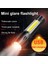 Sarı Dahili Pil Q5 Taşınabilir Mini LED El Feneri Yakınlaştırma Torch Cob Lam Lümen Ayarlanabilir Penlight Dış Mekan Için Su Geçirmez (Yurt Dışından) 3
